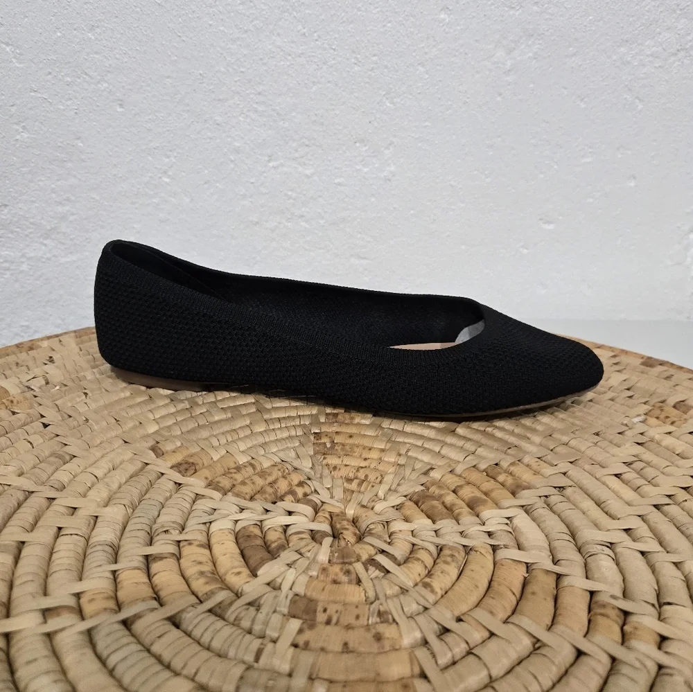 Lucky Brand Women's Knit Black Flats